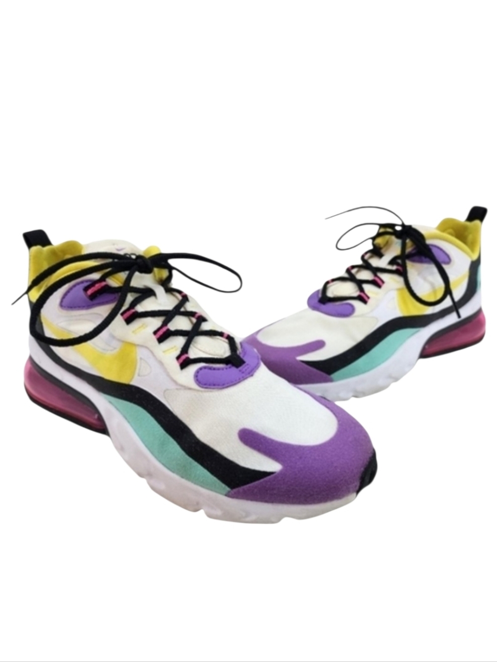 Nike Air Max 270 React Sneakers Women's Size 9 Multi-colored